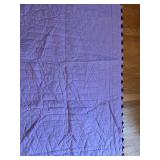 uL - Purple Quilt 41 x 45 Inches - Quilted Throw/Bed Cover