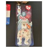 uL - TY Beanie Babies Britannia the Bear, Glory the Bear, Lefty & Righty (McDonald