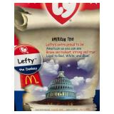 uL - TY Beanie Babies Britannia the Bear, Glory the Bear, Lefty & Righty (McDonald