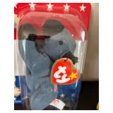 uL - TY Beanie Babies Britannia the Bear, Glory the Bear, Lefty & Righty (McDonald