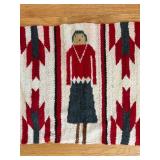 uL - Two Handwoven Tapestries Southwest-Style Wall Hangings - Largest 18 x 36 in