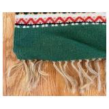 uL - Two Handwoven Tapestries Southwest-Style Wall Hangings - Largest 18 x 36 in