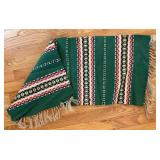 uL - Two Handwoven Tapestries Southwest-Style Wall Hangings - Largest 18 x 36 in