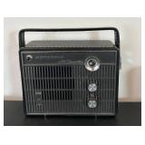 uL - Motorola All-Transistor Radio with Leather Case & TUCKY AM/FM Radio (Lot of 2)