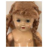 uL - Vintage 19-inch Composition Doll with Braided Hair