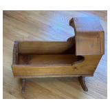 uL - Doll Cradle - Vintage Wooden