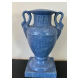uL - Vintage Blue Handled Vase Mold No. 998