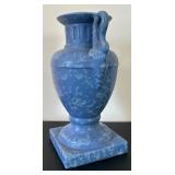uL - Vintage Blue Handled Vase Mold No. 998