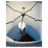 uL - Vintage Floor Lamp - 58-Inch Tall with White Drum Shade