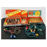 uL - NOMA Christmas Lights - Mazda Lamps - Vintage Sets (Lot of 4)