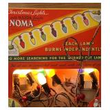 uL - NOMA Christmas Lights - Mazda Lamps - Vintage Sets (Lot of 4)