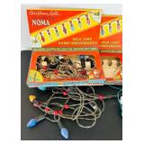 uL - NOMA Christmas Lights - Mazda Lamps - Vintage Sets (Lot of 4)