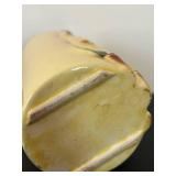 uL - Vintage Bamboo Pattern Ceramic Vase - 8 in Tall