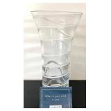 uL - Marquis Waterford Sheridan 10-Inch Crystal Vase - Clear, Elegant Centerpiece