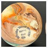 uL -Pair of Nemadji Pottery Vases