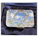 uL - Crummles & Co Hand Painted Enamel Box