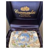 uL - Crummles & Co Hand Painted Enamel Box