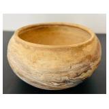 uL - Two Pieces of Vintage Nemadji Pottery Swirl Art Pottery