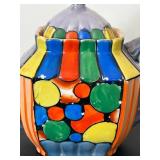 uL - Vintage Rainbow Mosaic Teapot - Made in Japan