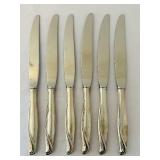 K/UL - Vintage Alvin 7-Piece Sterling-Handle Knife Set - Seamless Stainless Blades