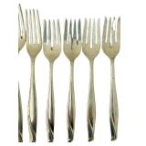 K/UL - Vintage Alvin Sterling Dinner Forks - Sterling Silver Flatware