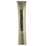 K/UL - Vintage Alvin Sterling Dinner Forks - Sterling Silver Flatware