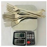 K/UL - Vintage Alvin Sterling Dinner Forks - Sterling Silver Flatware