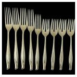 K/UL - Vintage Alvin Sterling Dinner Forks - Sterling Silver Flatware