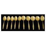 K/UL - Vintage Alvin Sterling Spoons - 12-Piece Flatware Set (Lot of 12)