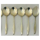 K/UL - Vintage Alvin Sterling Spoons - 12-Piece Flatware Set (Lot of 12)