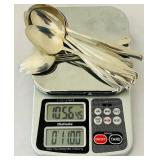 K/UL - Vintage Alvin Sterling Spoons - 12-Piece Flatware Set (Lot of 12)