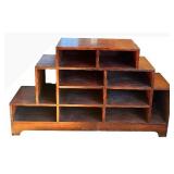 uL - Wooden Tiered Display Bookcase