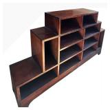 uL - Wooden Tiered Display Bookcase