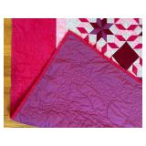 UL - River Rocks Pattern Vintage Quilt - 87 x 102 in