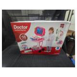 Play Doctor Kit for Kids, Boys & Girls with 17 Accessories, Mobile Cart