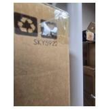 Lighted Inflatable Santa Claus & Reindeer Christmas Decoration - 9ft