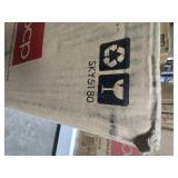 360-Degree Rotating Adjustable Christmas Tree Stand for Up to 7.5ft Artificial Tree w/ 3 Settings, 3 Built-in Electrical Outlets, Black