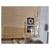 Set of 4 Seagrass Storage Tote Baskets, Laundry Organizer w/ Insert Handles