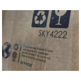 Pre-Lit Tabletop Christmas Tree w/ Red Velvet Cover & Gold Cord