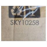 Oversized Padded Zero Gravity Chair, Folding Recliner w/ Headrest, Side Tray, Black