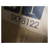 Set of 2 Modern Counter-Height Bar Stool Set W/ Upholstered Seat Cushion Walnut/Cream