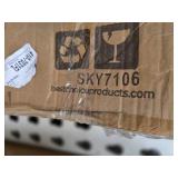 3-Piece Outdoor Patio Wicker Bistro Set w/ Side Storage Table