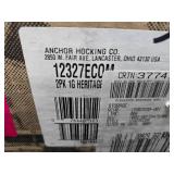 Anchor Hocking Heritage Hill 1 Gallon Glass Jar with Lid, Set of 2