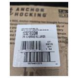 Anchor Hocking Heritage Hill 1 Gallon Glass Jar with Lid, Set of 2