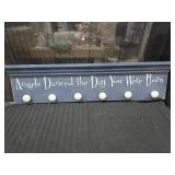 Decorative Wall Art/Coat Hanger