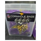 Vikings Flag and Cornhole bags