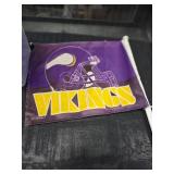 Vikings Flag and Cornhole bags