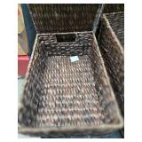 NEW 3 Woven Stackable Baskets