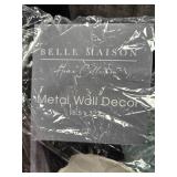 Metal Wall Decor (One Piece is Bent)