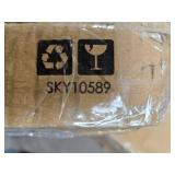 24' Snow Pusher, Heavy Duty Hand Plow - Black